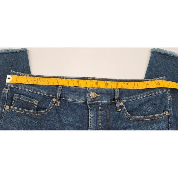 Sofia Jeans Rosa Curvy Skinny Ankle 14 Dark Wash NEW Super Hi-Rise Distressed - Picture 5 of 10